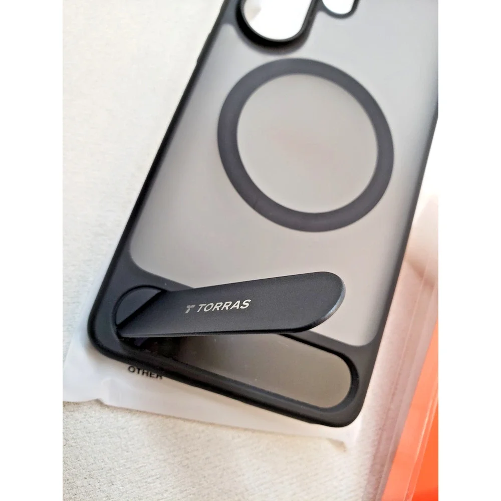 TORRAS Strong Magnetic & Seamless Stand for Samsung Galaxy S26 Ultra Case, Black